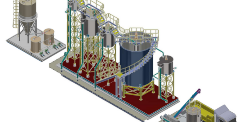 skid de neutralización de aguas acidas innova acqua