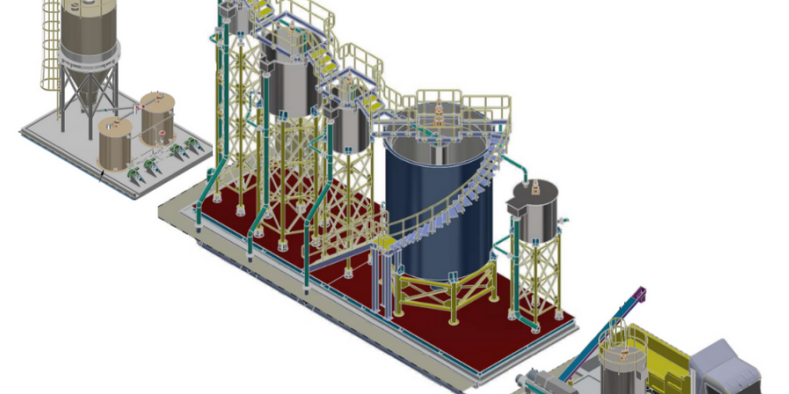 skid de neutralización de aguas acidas innova acqua